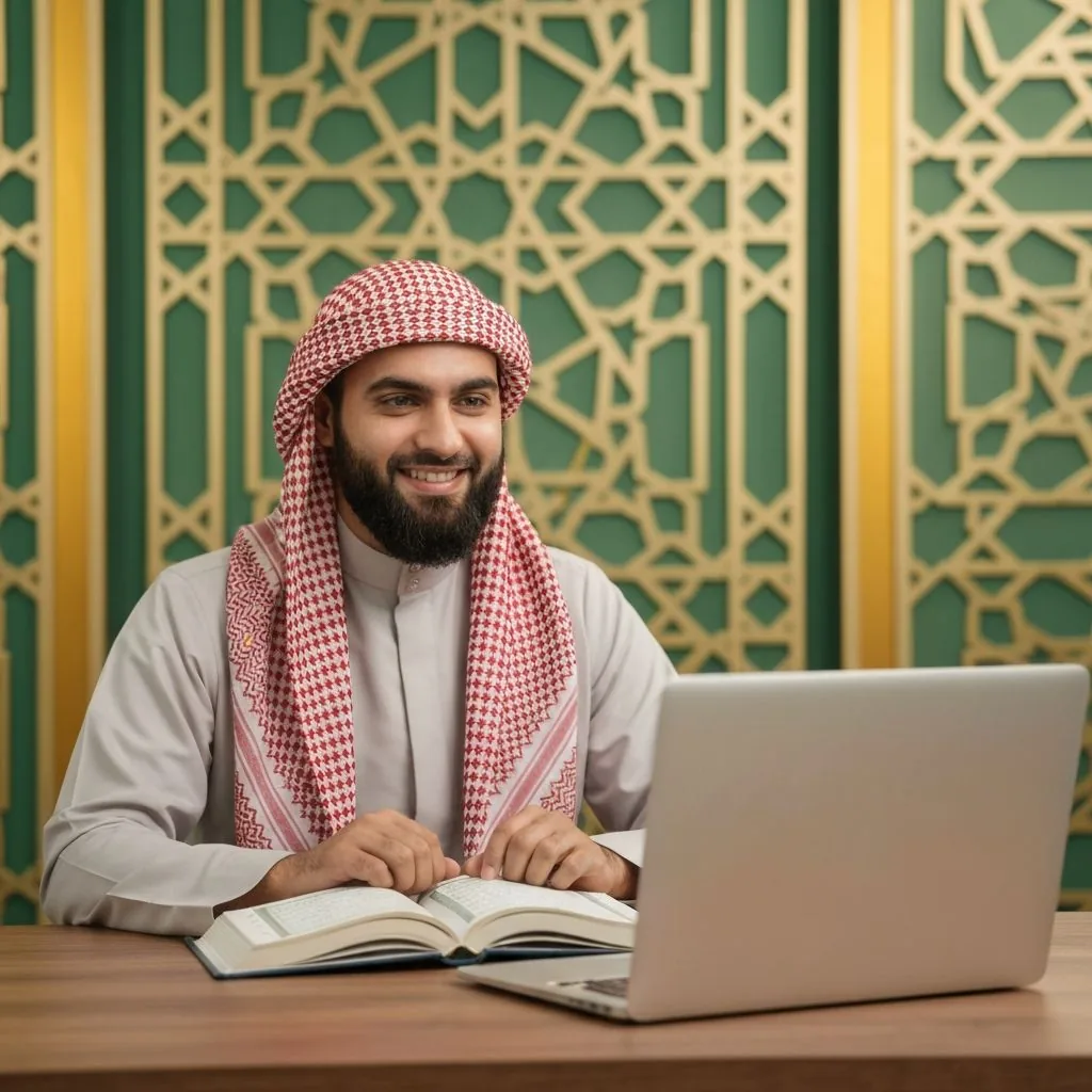 معلم قرآن أون لاين في أكاديمية الحافظ المتميز